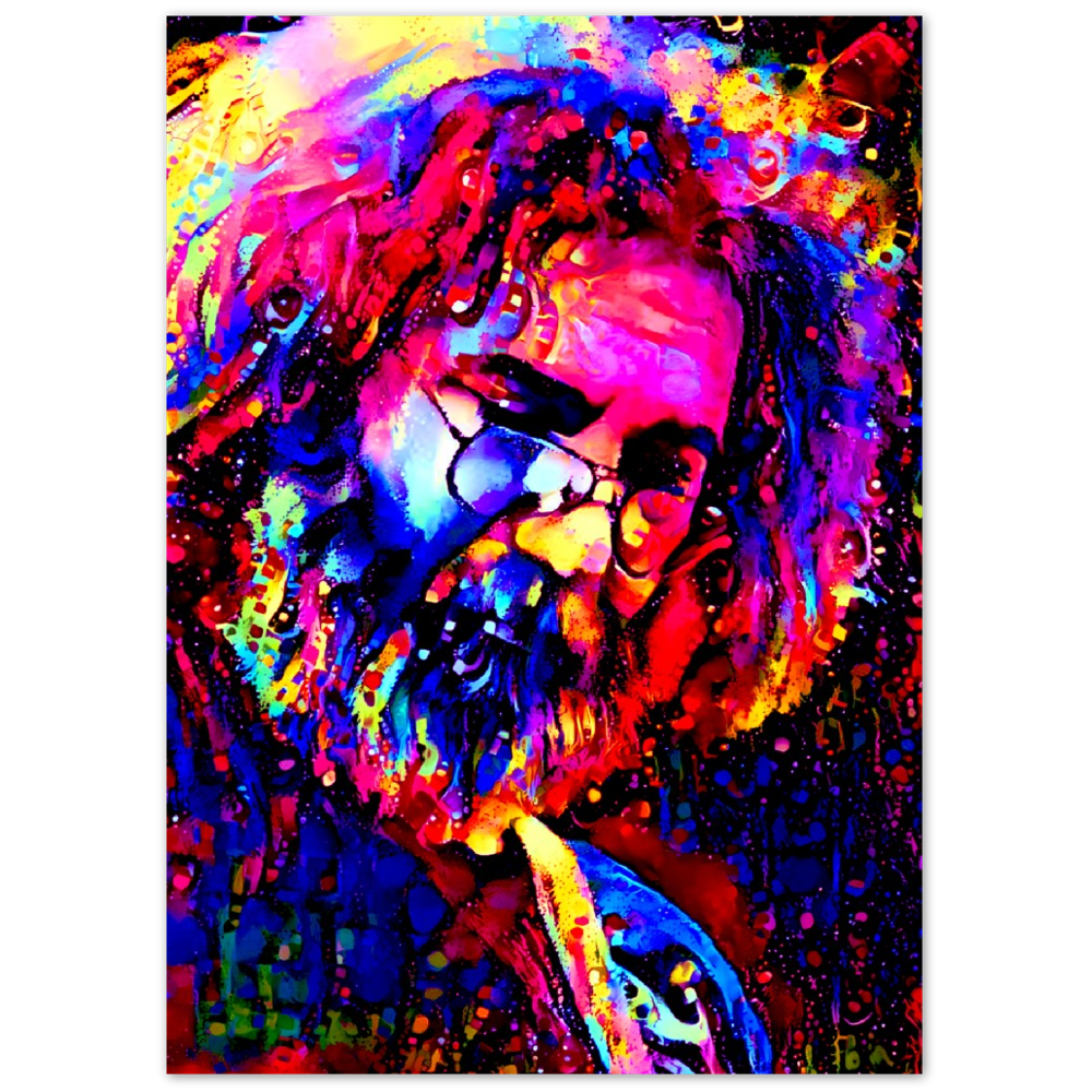 Jerry Garcia Aluminum Print