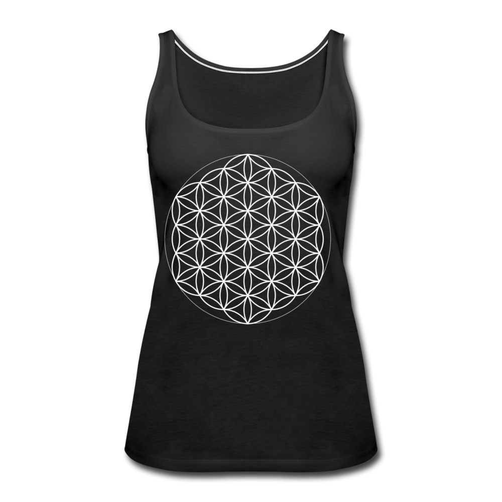 Women’s Flower of Life Tank Top - black