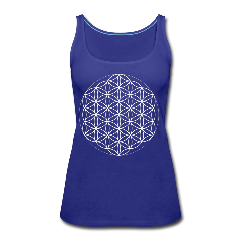 Women’s Flower of Life Tank Top - royal blue