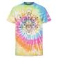 Metatron's Cube Unisex Tie Dye T-shirt - rainbow