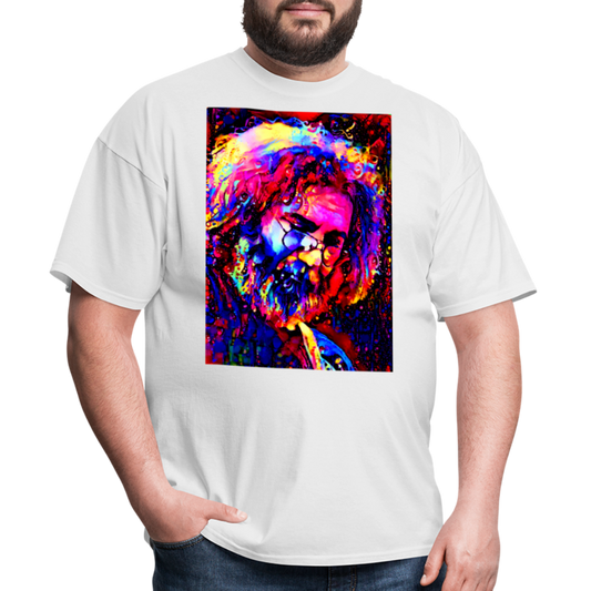 Jerry Garcia Unisex T-Shirt - white