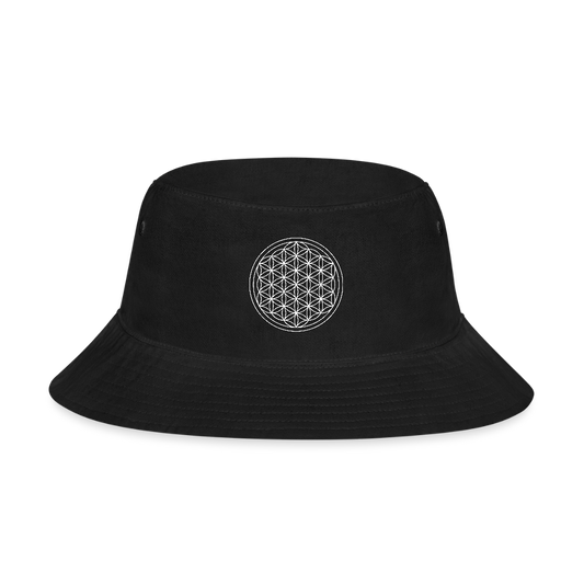 Flower of Life Bucket Hat - black