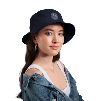 Flower of Life Bucket Hat - navy