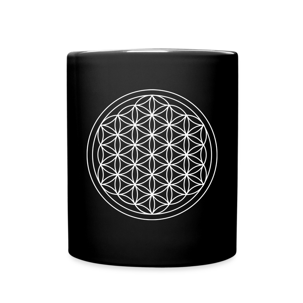 Flower Of Life Mug - black