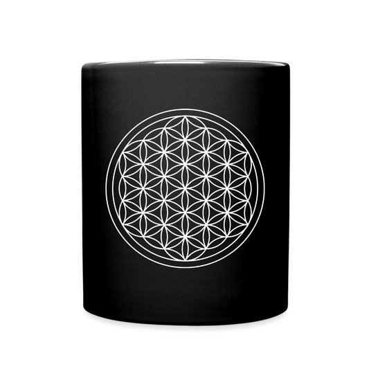 Flower Of Life Mug - black