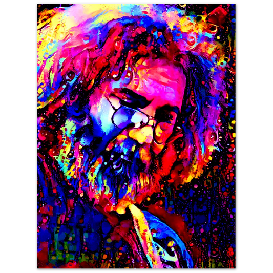 Jerry Garcia Aluminum Print