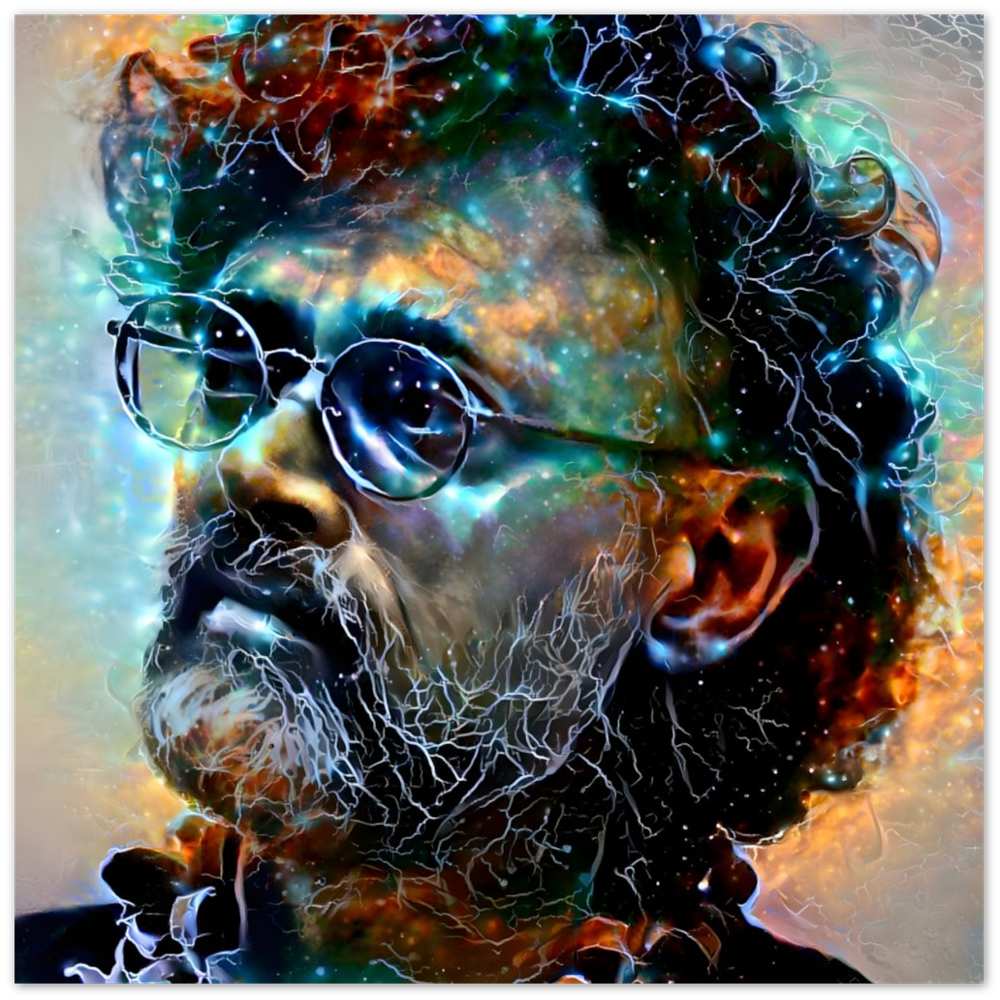 Terrence McKenna Aluminum Print