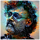 Terrence McKenna Aluminum Print