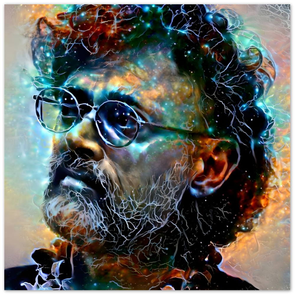 Terrence McKenna Aluminum Print