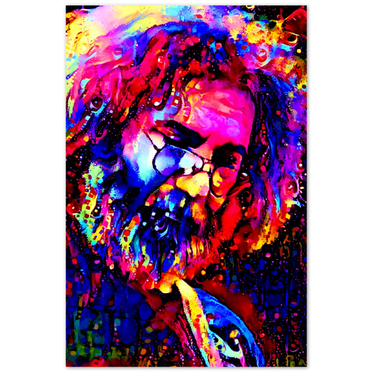 Jerry Garcia Aluminum Print