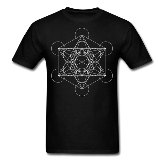 Metatron's Cube Unisex T-Shirt - black