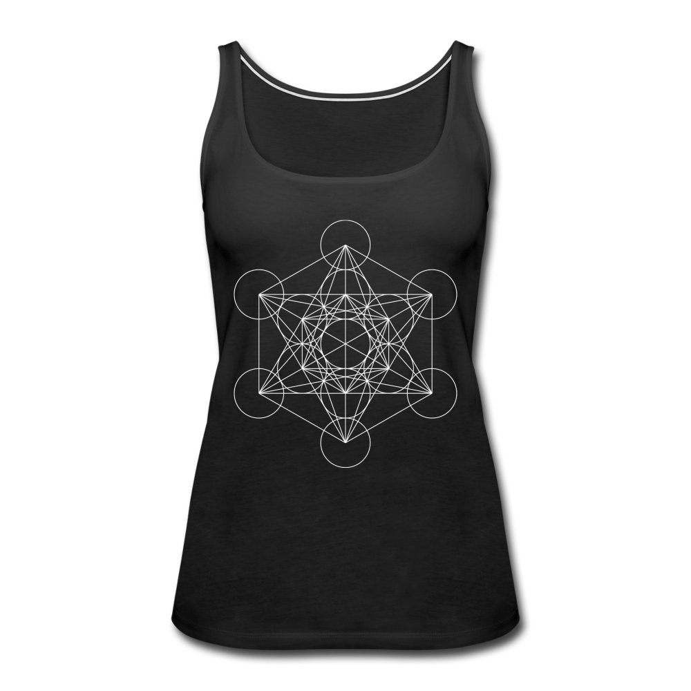 Women’s Metatron's Cube Tank Top - black