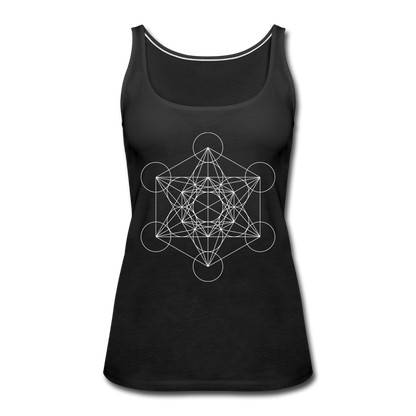 Women’s Metatron's Cube Tank Top - black