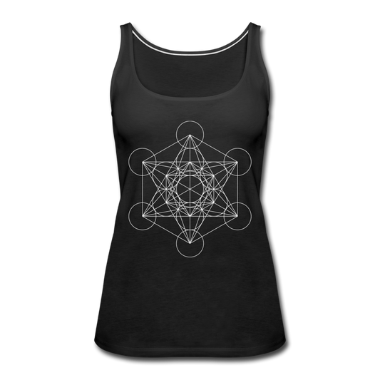 Women’s Metatron's Cube Tank Top - black