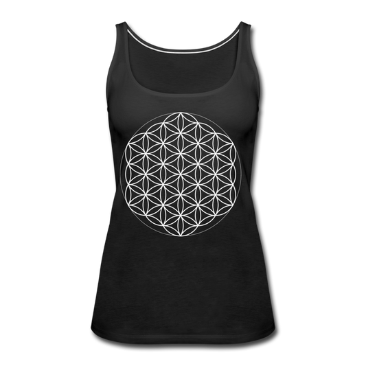 Women’s Flower of Life Tank Top - black