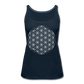 Women’s Flower of Life Tank Top - deep navy