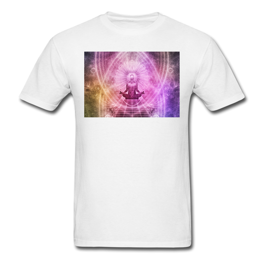 Meditation Unisex T-Shirt - white