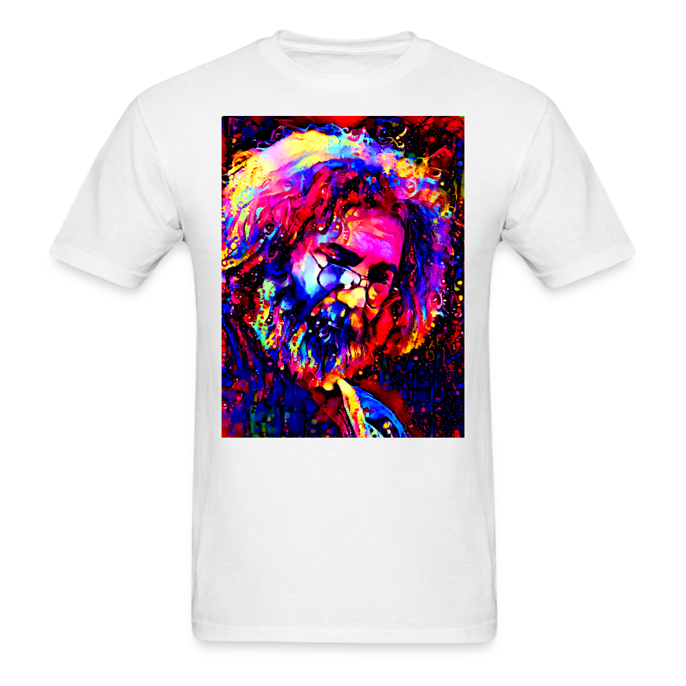 Jerry Garcia Unisex T-Shirt - white