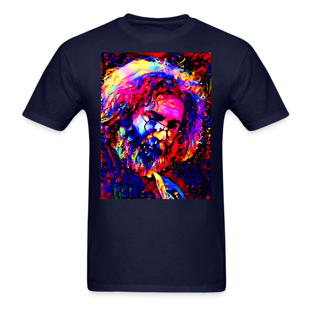 Jerry Garcia Unisex T-Shirt - navy
