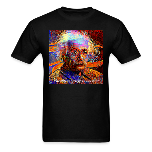 Trippy Einstein Unisex T-Shirt - black